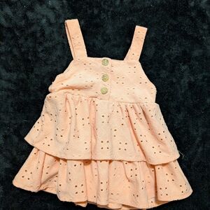 8 for $12 / Daisy Fuentes Peach Eyelet Kids Dress